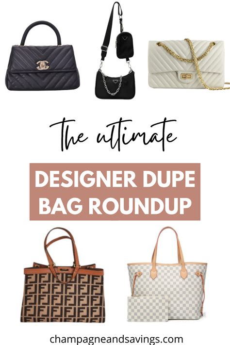 designer tote bag dupes|designer knockoff bags for less.